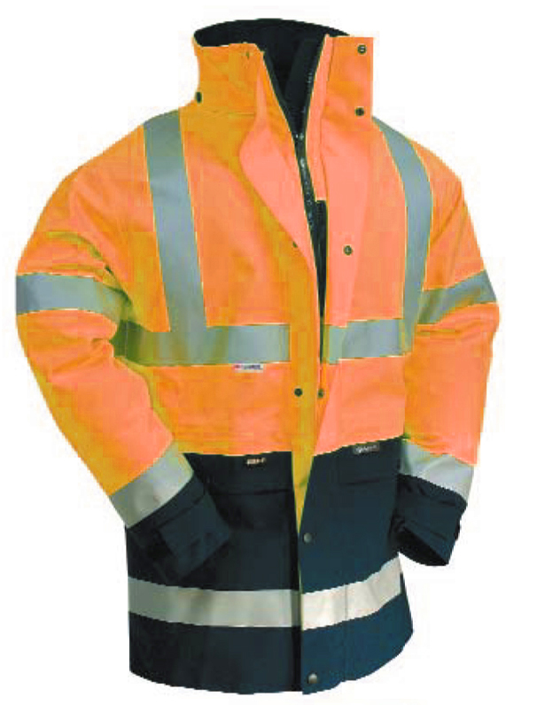 Vestes nivose orange fluo